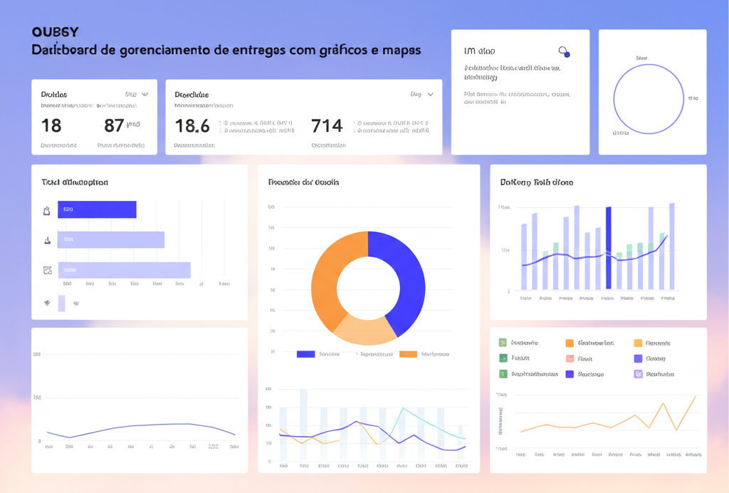 Dashboard da plataforma Apgees Delivery